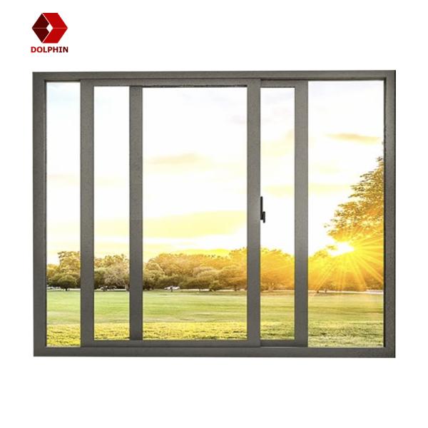 Управление насекомого занавеса жалюзи сползая окна ДЕЛЬФИНА алюминиевое стеклянное