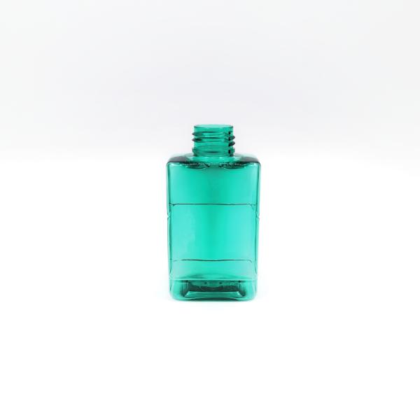 Multicolor Square Plastic Bottle With PP Lotion Pump 100ml