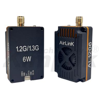 Kimpok AL1306 1.2G/1.3GHz 6W FPV Video Transmitter High Power Wireless Module with Adjustable Output Power and Wide Frequency Coverage for Long Range