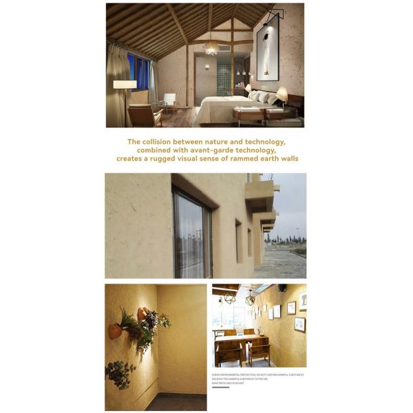 Объем 20 кг/сумочка Заказ натуральный пасторальный стиль почва Глина Солома Грязь Стенная краска