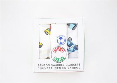 Comfortable Thin Organic Bamboo Baby Blanket , 100% Bamboo Swaddle Blankets