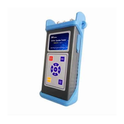 Verificador Handheld combinado da fibra de FTTH 1550nm OTDR com tela táctil 4,3