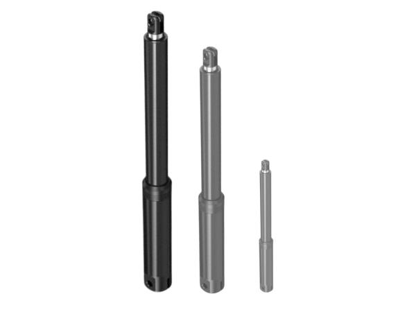 Actuadores de corrente contínua em linha 24V 675lb IP69K Motor externo de curso ajustável