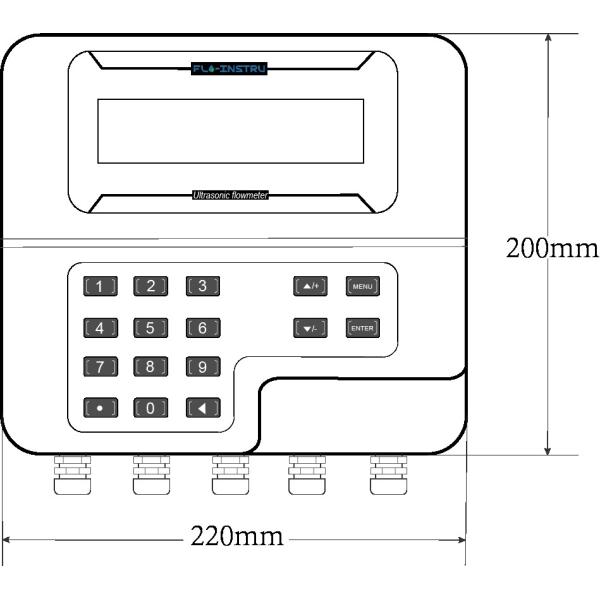 ST502 WallMounted Ultrasonic Flow Meter Equipped with Advanced Digital Signal Processing for Consistent Liquid Flow Monitoring