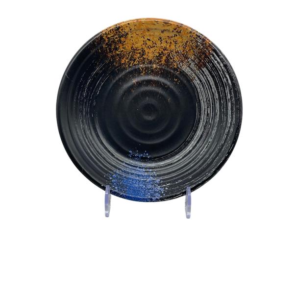 Black Personalized Camping Melamine Dinnerware Japanese And Korean Style