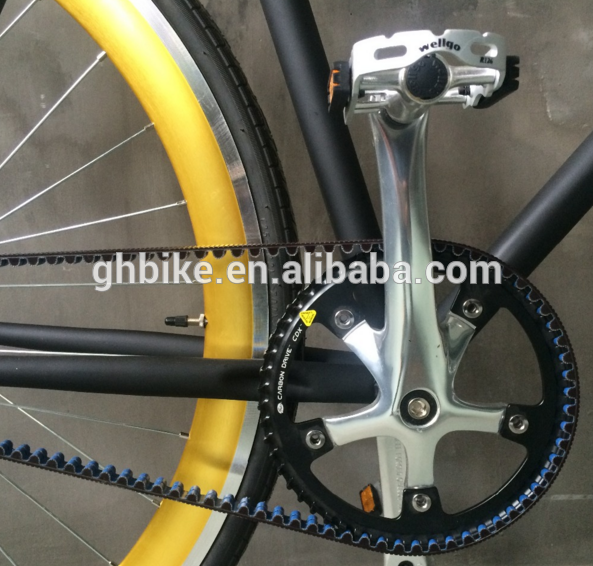 13kg Gross Weight Belt Drive Bicycles with Lasco Crankset Effortless and Quiet Cycling