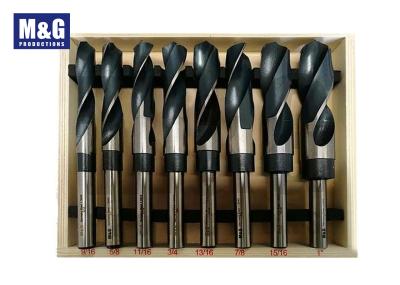 HIGH SPEED STEEL DRILL BIT SET 8 PC BLACKSMITH DRILL SET FOR KEYLESS CHUCKS / 118 degree