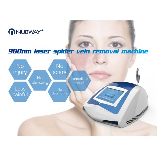 Portable 8 different spot sizes laser diode 980nm facial spider vein removal beauty equipment