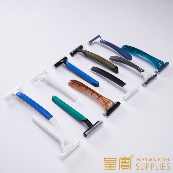 Disposable Shaving Razor And Razor Head Stainless Steel Blade Hotel Amenities Kit