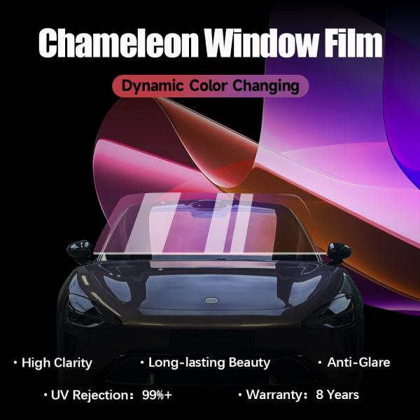 Chameleon Film de fenêtre dynamique de changement de couleur