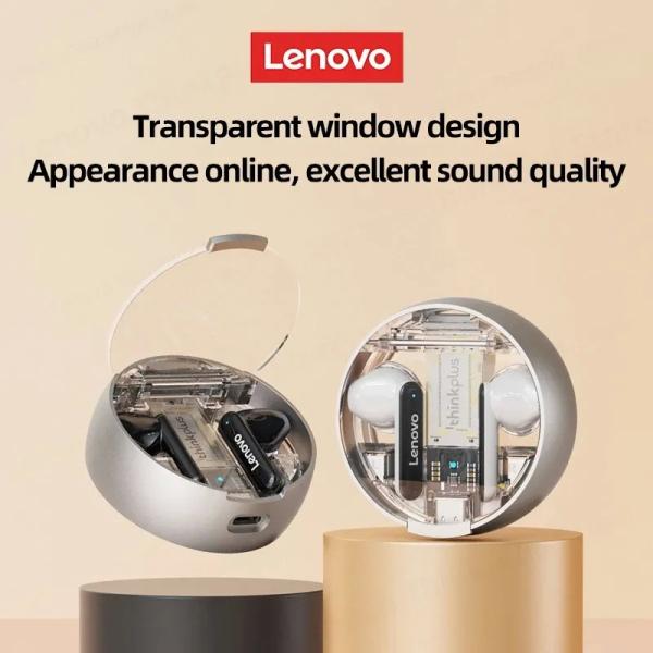 Lenovo LP8proTWS Gaming Earbuds Wireless Transparent Appearance