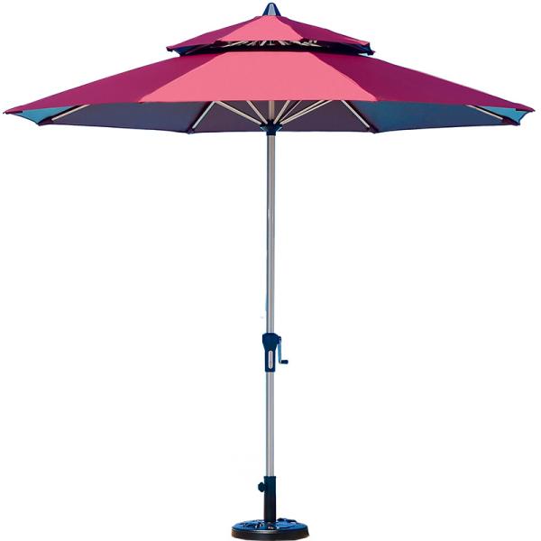 Sturdy Outdoor Umbrella 38mm Pole Size 230-250cm Product Height Ideal for Your Garden