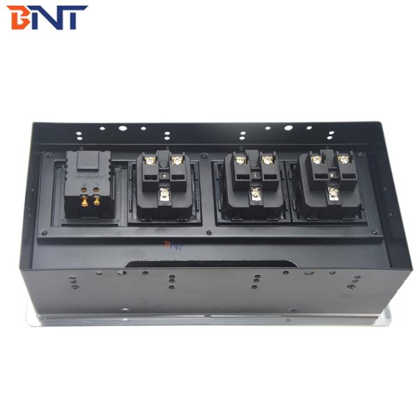 BNT Europe popular embedded on conference table flip up tabletop socket replacement desk jack with EU power /USB