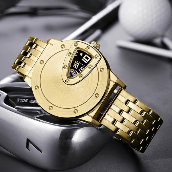 Mirror Edge Personalised Engraved Mens Watches Alloy Man Watches