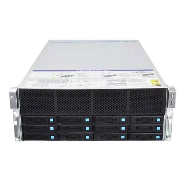 Tel Xeon E5 Dual CPU carte mère Serveur rack 4U Portable GPU Serveur IA avec cartes GPU