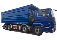 Descargador Tipper Dump Truck de la parte posterior de Shacman 12 ruedas 8*4 resistentes
