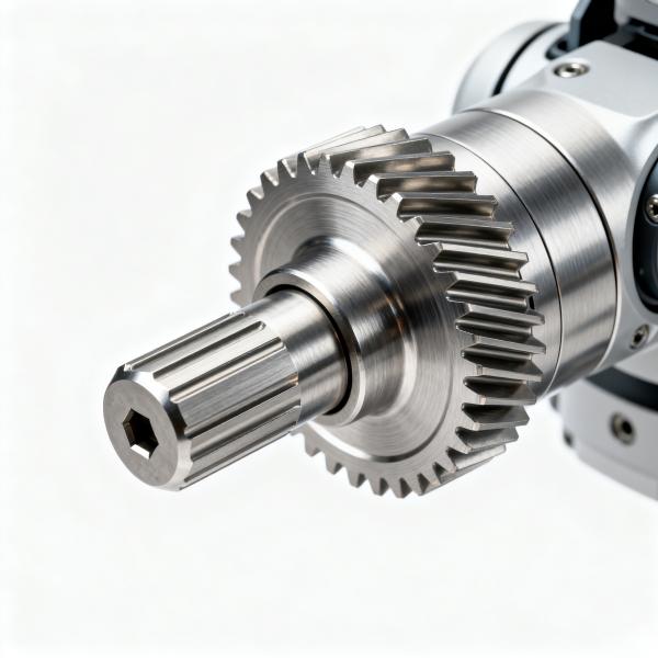 High-Strength Titanium Alloy Robotic Arm Joint Gear for Special Robots - CNC Machining China