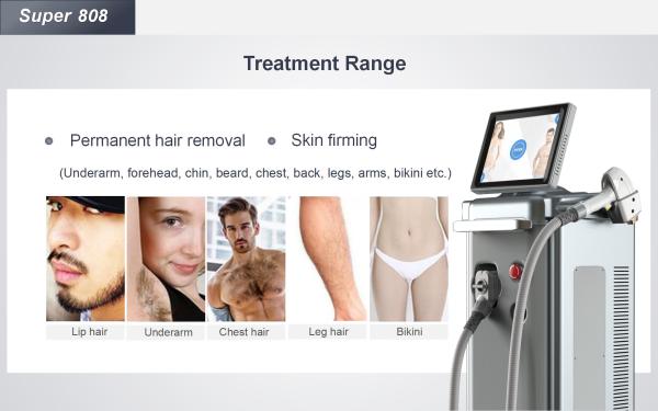 Permanent 808nm Diode Laser Hair Removal Machine Beauty Laser Machine