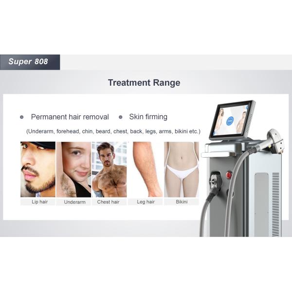 Отсутствие перманентности машины красоты удаления волос лазера диода боли 808nm
