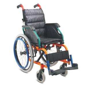 Rodízio contínuo da cadeira de rodas pediatra médica pneumática do manual da