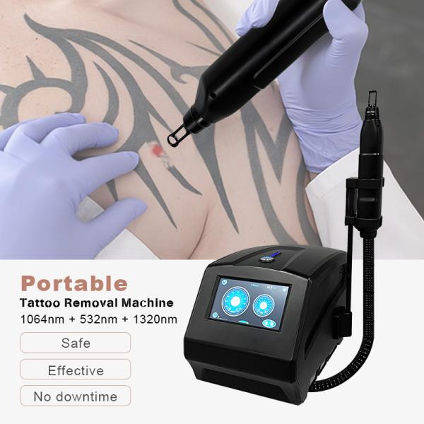 Professional Portable 532 1064nm Q Switch Nd Yag Tattoo Removal Machine Acne Pigment Treatment