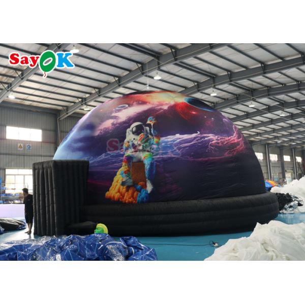 32.8ft Astronautic Inflatable Planetarium Projection Dome Tent Black Projection Tent For School