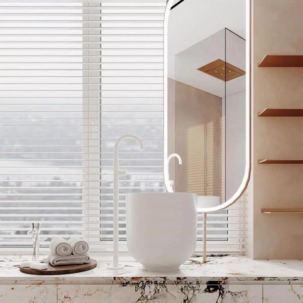 Modern Mirror Cabinet 1000mm Bathroom Vanity Cabinets Plywood Particle Board