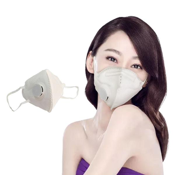 Breathable Foldable FFP2 Mask Anti Pollution For Construction / Mining
