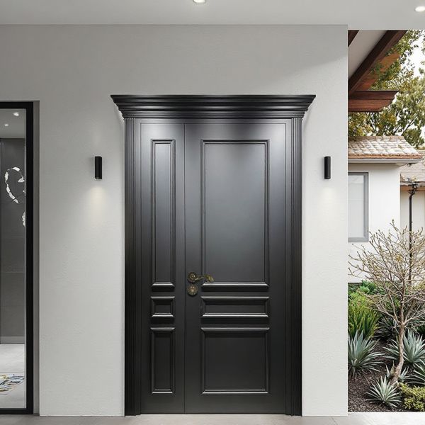 Custom Color Steel Security Gate Door Modern Luxury Home Secure Entrance Door