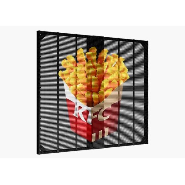 2500cd Brightness 70% Transparency 1000*1000mm Indoor Grille Screen Rental P3.9 Pantalla Led Grille Screen