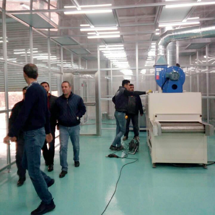 Ультра чистая будочка чистой комнаты направленного вниз потока классифицирует 100-100,000 для косметической индустрии