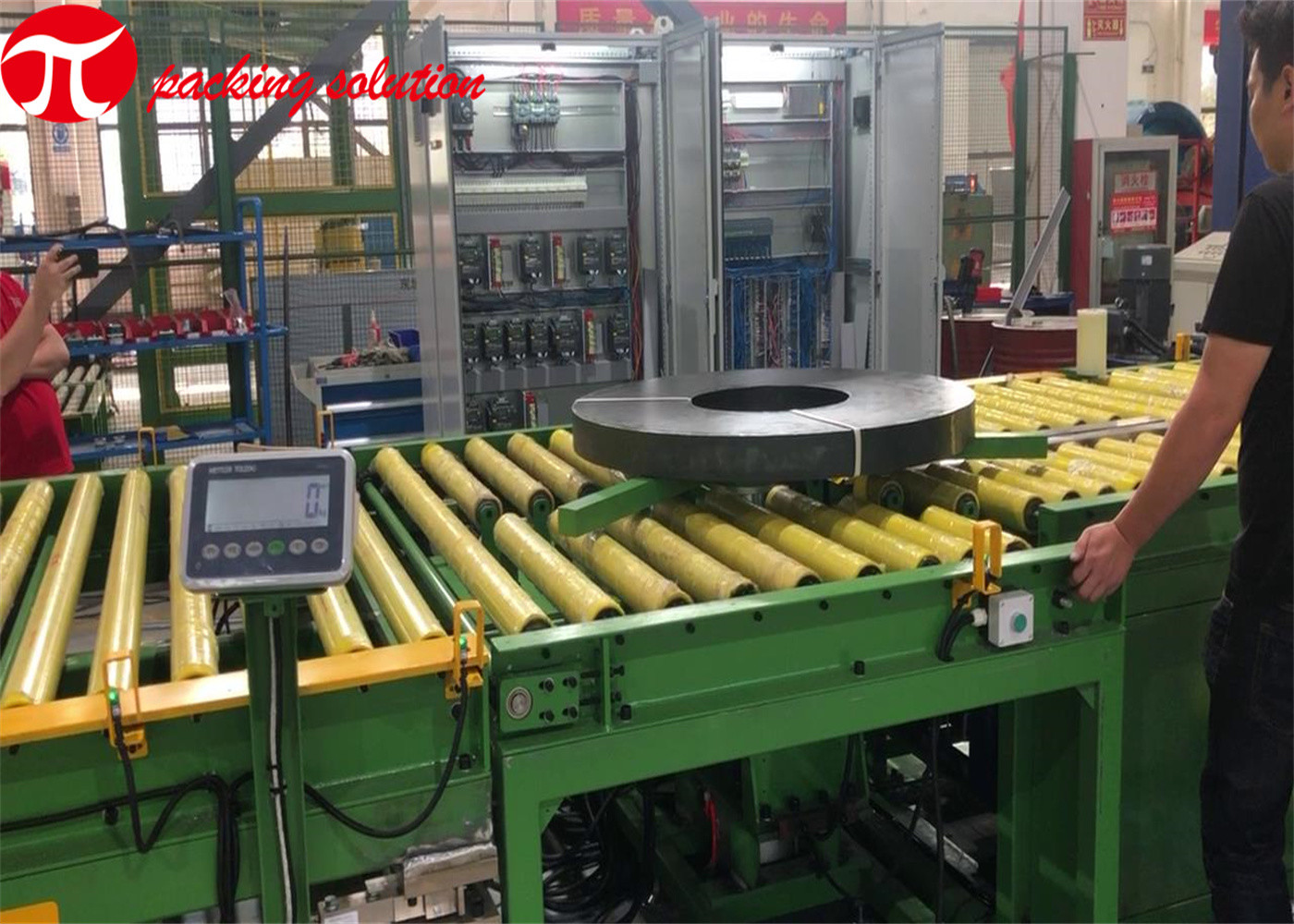 Машина для упаковки провода катушки меди PLC оставляла без людей 380V 50Hz