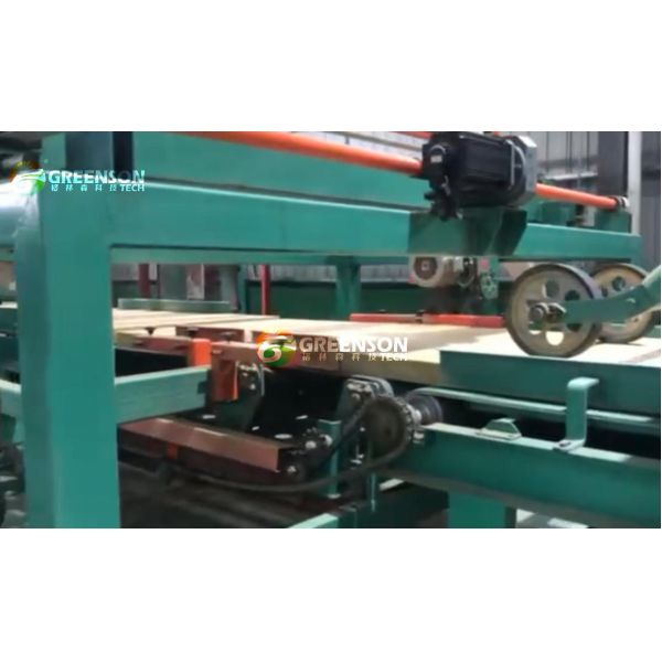 Automatic Rock Wool Panel Making Machine with 1200-2400mm Board Width, 80-200kg/m3 Density, and PLC Control for Precision