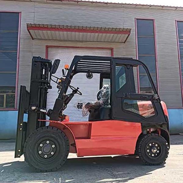 5000KG diesel forklift truck container mast sideshift ISUZU engine