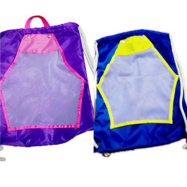Swim Accessories Mermaid Drawstring Backpack Heavy Duty Water Repellant Fabric