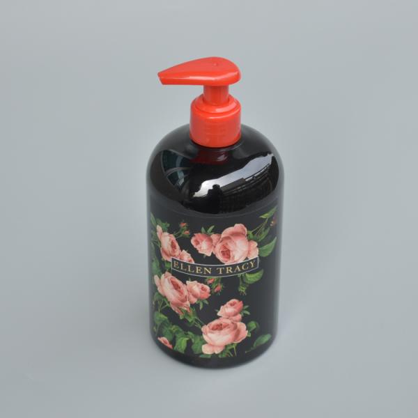 Screen Printing Unbreakable 16 Oz Plastic Pump Bottles For Hair Shampoo