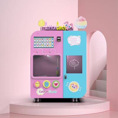 Marshmallow que faz o rosa 220V Bill Pay da máquina de venda automática de Floss dos doces