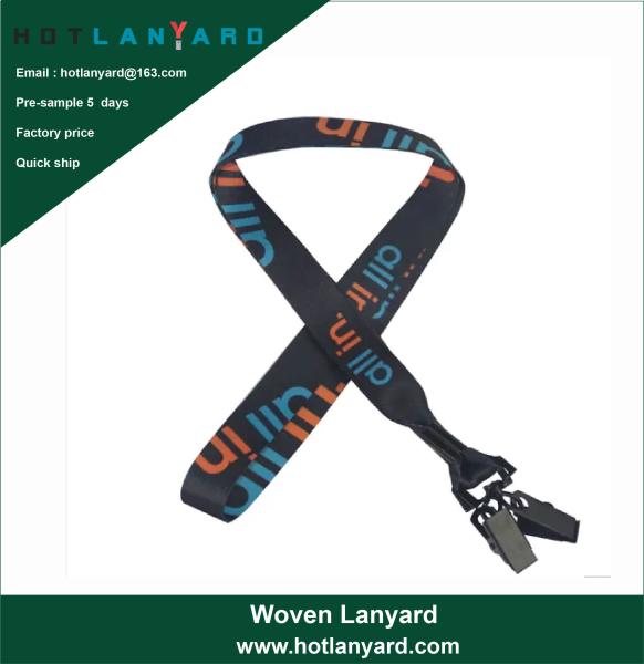 Cheap Wholesale Custom Logo Neck Strap Polyester Woven Nylon Printing Sublimation Ribbon Heat Transfer ID Card Holder