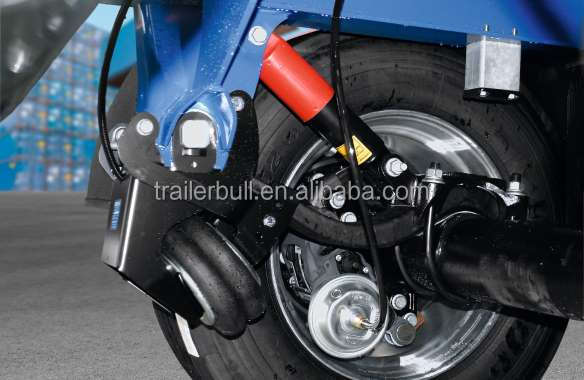 Прицеп для грузовиков 40 футов Контейнерное шасси Стальная конструкция с опциональными осями FUWA 13T x 2 шт.