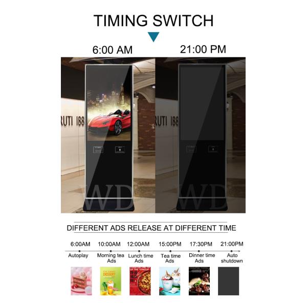 Пол FCC многофункциональный стоя система управления содержания Signage цифров