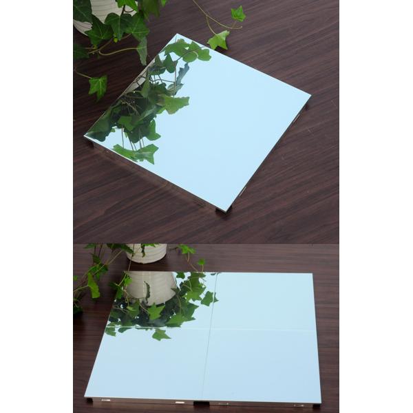 Modern 300x300mm Aluminum Metal Ceiling Polished Mirror 0.5mm Thickness