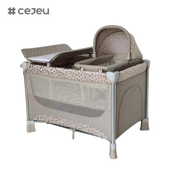 Berço de viagem de bebê berço de bebê móvel cama removível berço de bebê com mesa de fraldas cama multifuncional para quarto