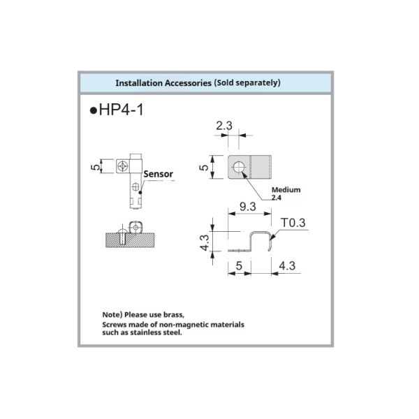 Non-contact Magnetic Type Proximity Sensor with NPN Output 3-4mT Magnetic Sensitivity for Automation Equipment Safety Testing