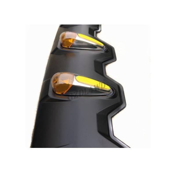 LED Front Roof Spoiler 4x4 Body Kits For Ford Ranger T6 T7 2012 2019