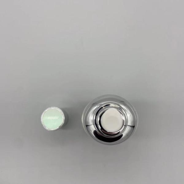Skin Toner Cosmetic Lotion Pump Oval Cylinder Plastic PS Acrylic Bottle
