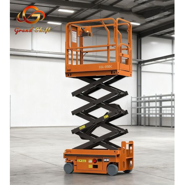 SSL-05DC Aerial Work Platform Scissor Lift 240kg Payload 6.5m Working Height Electric Drive