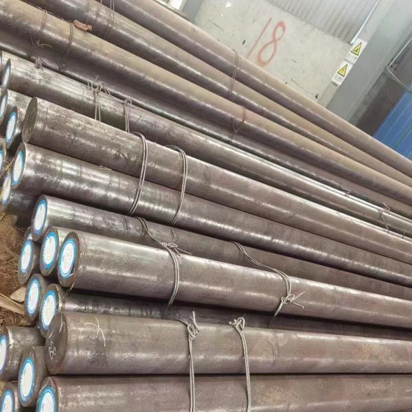 ASTM JIS EN DIN Barra redonda de aço carbono padrão / Barra redonda de aço laminada a quente