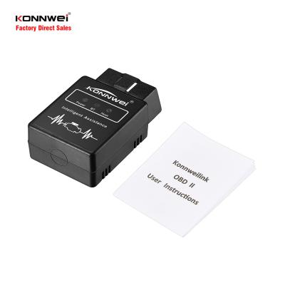 Practical Car Mantainence Tool 25K80 Chip KONNWEI KW912 OBD2 Scanner ELM327 For 12V Car