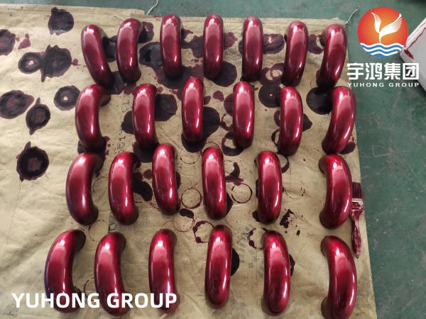 Duplex Steel ASTM A815 S32205 Return Bend Elbow For Pipeline Power Plant