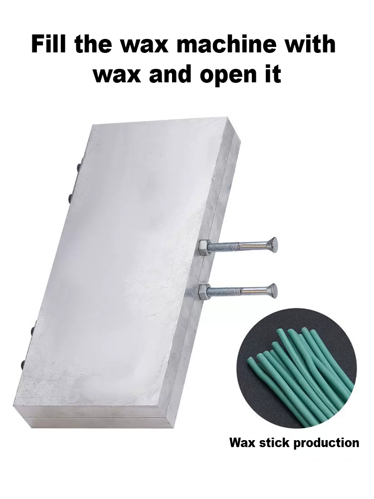 Tree core wax mold with H:30 W:120 L1:75 dimensions and Φ8*10